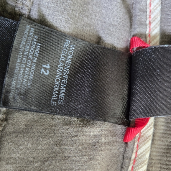 Gray Corduroy Mini Skirt - Picture 4 of 4